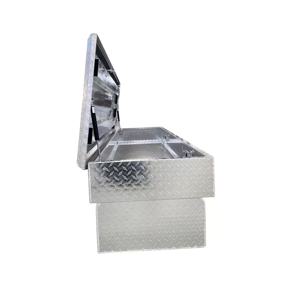 Ящики для инструментов для грузовиков с верхним открыванием и покрытием Nature Diamond Sluminium