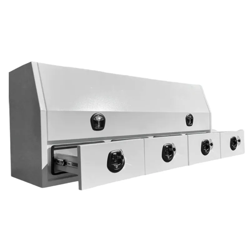 Алюминиевый ящик для инструментов с боковым открыванием