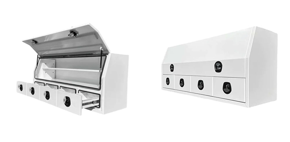 Алюминиевый ящик для инструментов с боковым открытием