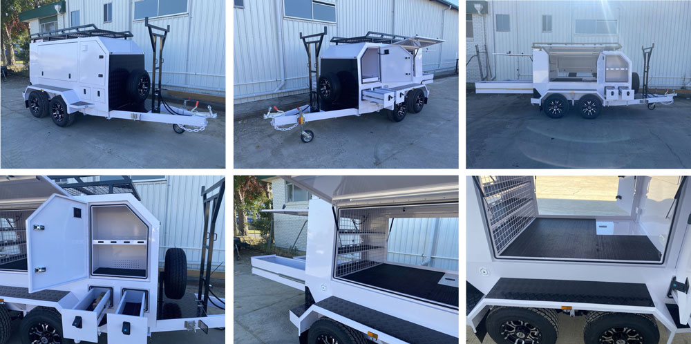 Двухосный прицеп большого размера Двухосный прицеп большого размера